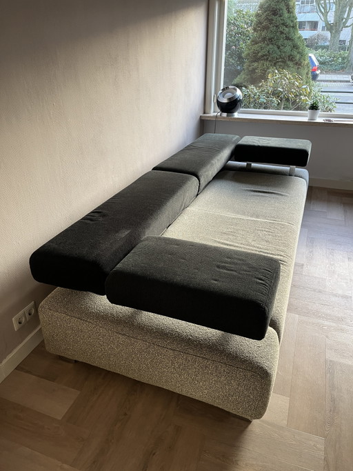 Brühl Sunrise 3-Sitzer-Sofa – banken, Metal, Textile
