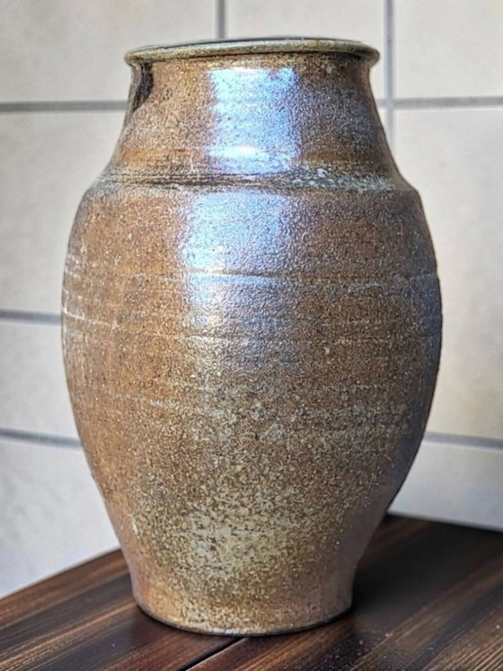 Vaso in gres Jean-Michel Doix / Puisaye – Vasi, Porcelain, Brutalist (photo 3 of 10)