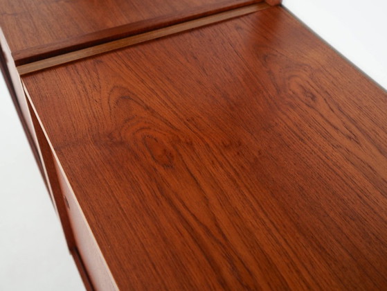 Image 1 of Teak modular bookcase PS System, Danish design, 1960s, manufactured by Randers Møbelfabrik