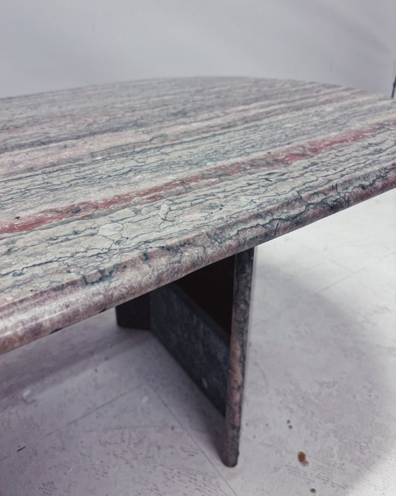 Oval Vintage Coffee Table – Stone (photo 4 of 8)