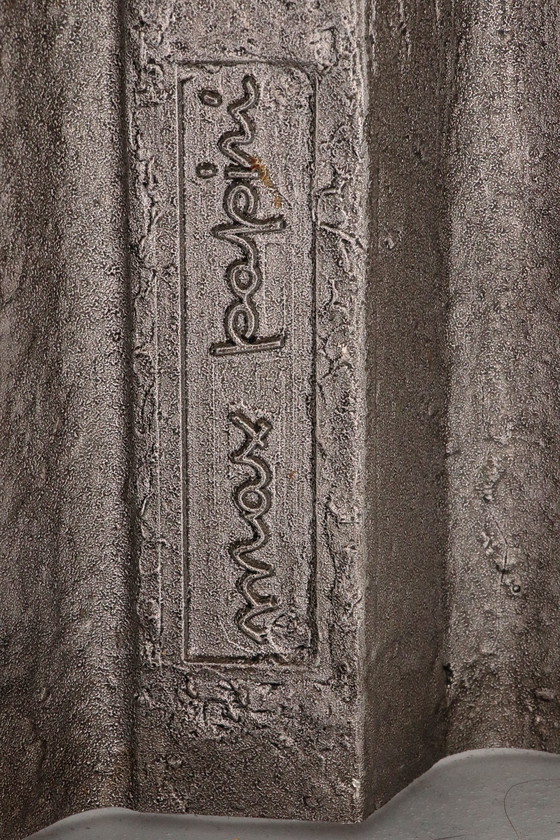 Image 1 of Chic Brutalist Dining Table by Max Papiri 1970 Italy