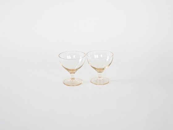 Image 1 of Set dessertkommen, Deens design, jaren 70, vervaardigd in Denemarken.