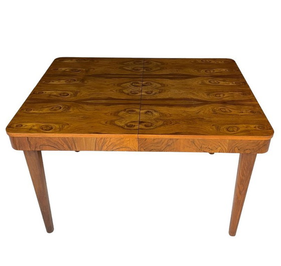 Image 1 of Extendable Dining Table by Jindřich Halabala, Czechoslovakia, 1950s