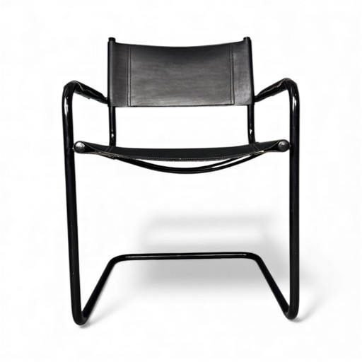 Bauhaus Cesca stoel - zwart leer