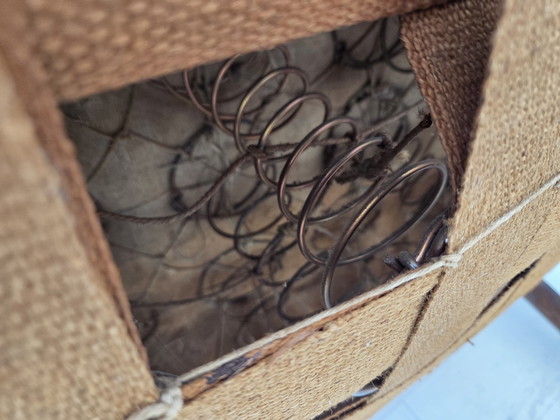 Image 1 of Canapé danois 3 places des années 1960, velours d'ameublement vert, pieds en bois de frêne