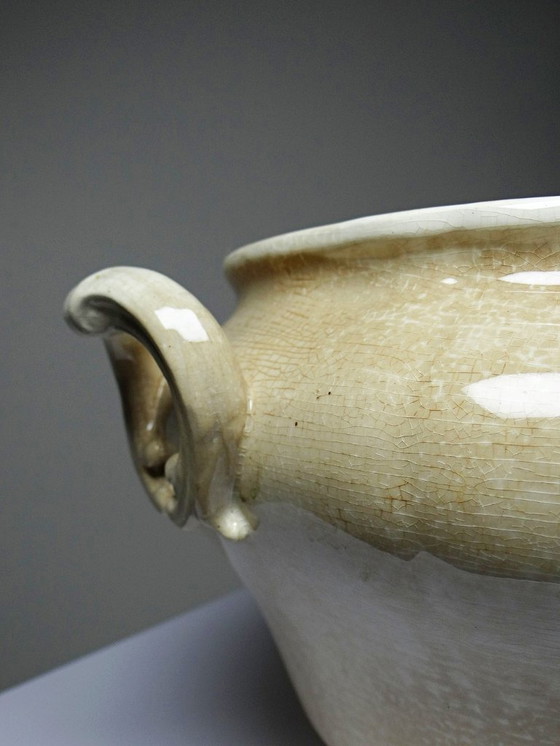 Image 1 of Gran sopera antigua Villeroy & Boch, 1890-1910, con una hermosa pátina por el uso.