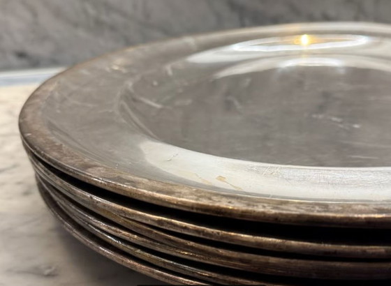 Image 1 of Plateau en argent – ​​Bruckmann & Söhne, Allemagne, années 1940.