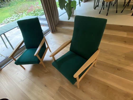 Image 1 of Due poltrone vintage verdi