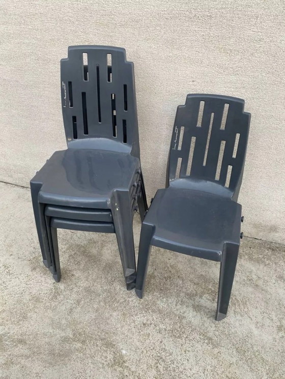 Image 1 of 4 Samba-Stühle nach einem Entwurf von Henry Massonnet