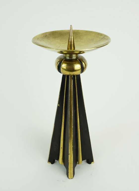 Image 1 of 1950s mid century CANDLE HOLDER klaus ullrich faber & schumacher