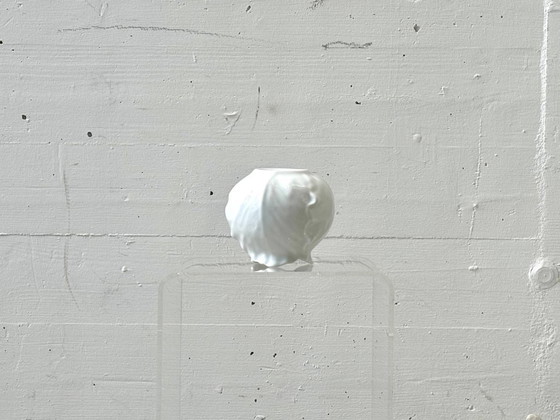 Image 1 of Organically shaped (cabbage-shaped) porcelain vase, 1970s