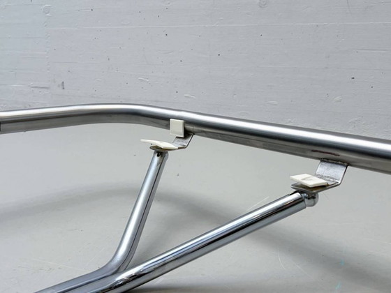 Image 1 of Cama Bauhaus de Bruno Huwyler con somier de láminas de Lattino, años 70