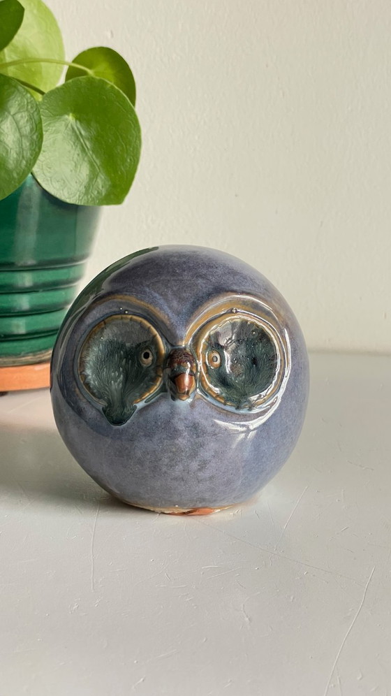 Image 1 of Vintage Handmade Ceramic Owl