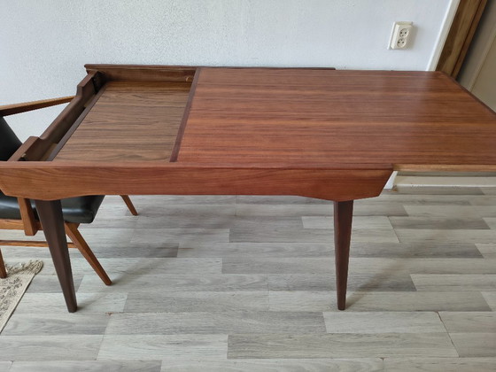 Image 1 of Mid-Century Eettafel Louis Van Teeffelen – Wébé - Teak