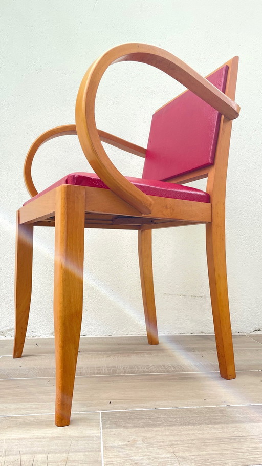 Bridge Armchair Design France 1960