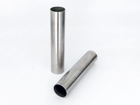 Stainless Steel Vases Minimal Design – Metal (photo 7 of 8)