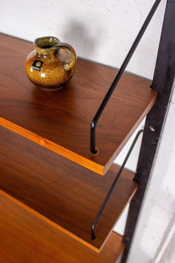 Poul Cadovius Shelving System Cado Royal Vintage Teak 60s – Shelving unit, Wood, Metal, Scandinavian (photo 18 of 18)