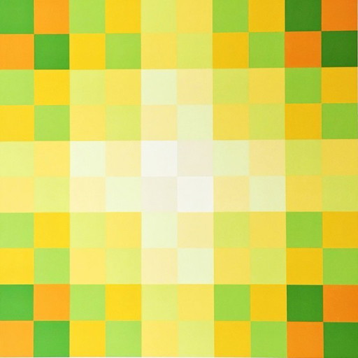 Hugo Demarco "Relation couleur"- serigraph - edition of 200 - signed - numbered (75 x 75 cm)