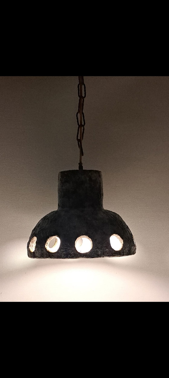 Image 1 of Lampada a sospensione in ceramica danese anni &#39;70