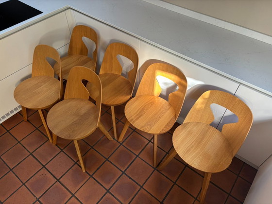 6 sillas Stammplatz, diseño Alfredo Häberli. – quodes, Sillas de comedor, Wood, Modern (photo 9 of 10)
