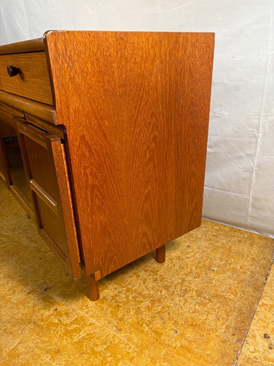 Superbe Meuble Bar Vintage Nathan en Teck | Années 1960–1970 | Design d'Inspiration Scandinave – Buffet bas (photo 9 of 11)