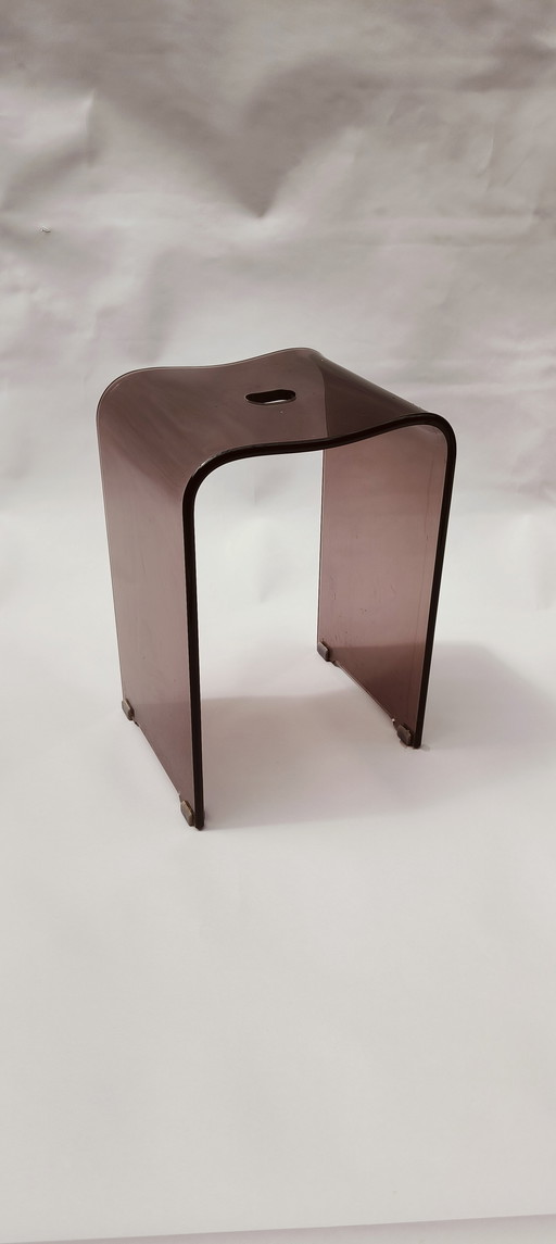 Plexiglazen Jaren 80 Vintage Design Kruk