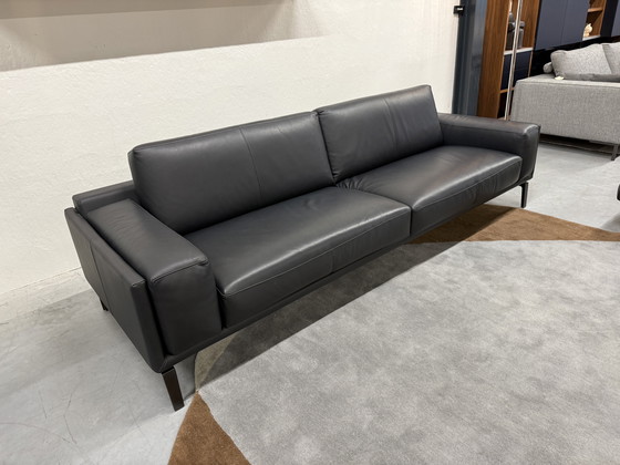 Image 1 of Leolux Bellice 2x110 Bank Ceras Torf mit Hocker