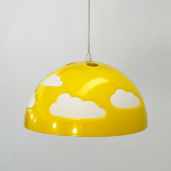 Image 1 of Yellow Skojig Cloud Pendant Lamp by Henrik Preutz for Ikea, 1990s