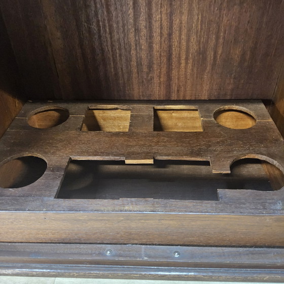 Vintage Teak Houten Thaise / Aziatische Barkkast / Drankkast / Bohemian Toog / Barmeubel (Houtsnijwerk) (photo 15 of 15)