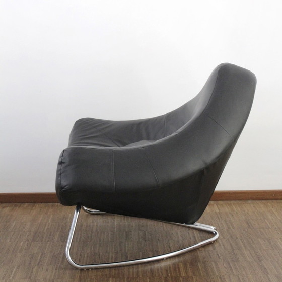 Image 1 of Originale vintage Paul Falkenberg "Chili" - Pelle nera