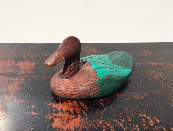Image 1 of Artisanat d'Haïti : Canard en bois * Déco * Artisanat
