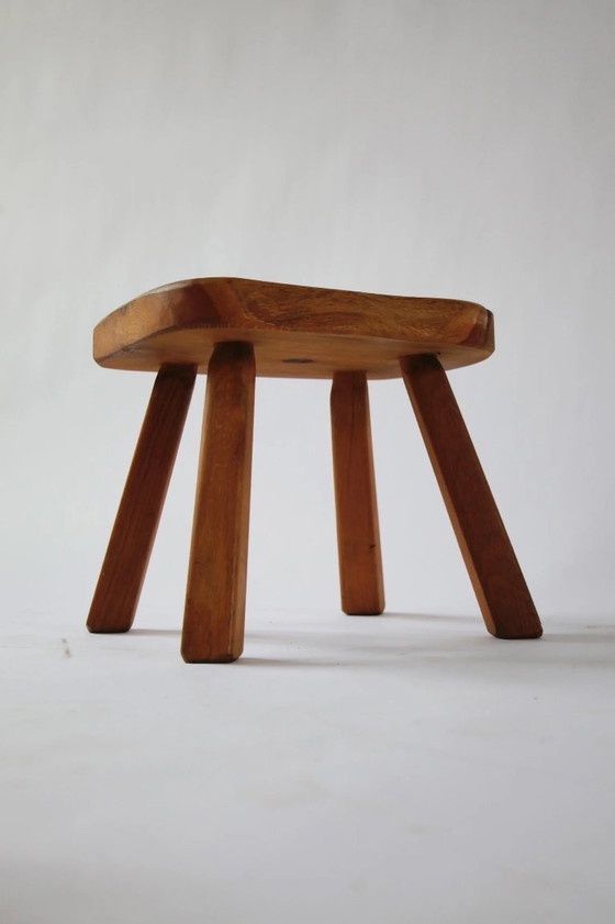 Set von antiken, handgefertigten Hockern, Belgien, 20. Jahrhundert – Atelier Andre Smalle, Wood (photo 9 of 9)