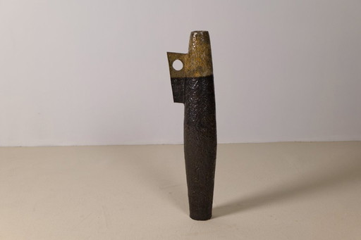 Grand vase en grès moderniste français