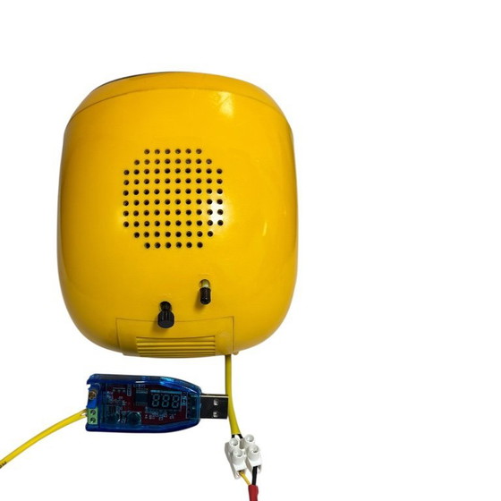 Image 1 of Radiosveglia AM Japy degli anni '70, alimentata tramite USB, modello Space Age