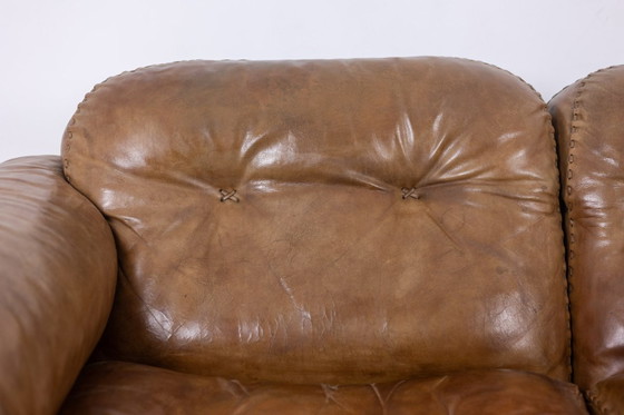 Image 1 of Maison De Sede. Two seater sofa in buffalo leather. 1970s.