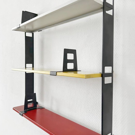 Image 1 of Etagère murale en acier de poche Tomado Dekker Van Mieren 1970