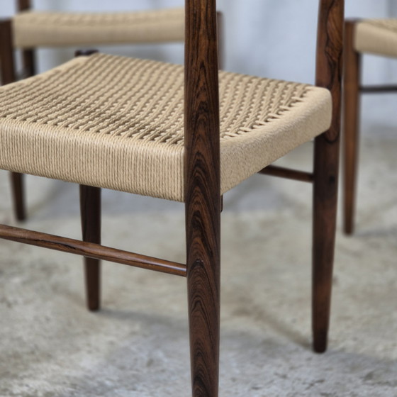 Image 1 of H.W. Klein, Bramin sillas danesas de cuerda de papel de los años 60