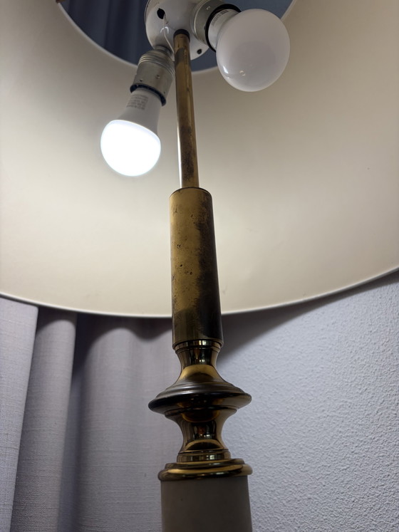 Image 1 of Lampada da tavolo alta vintage in rame
