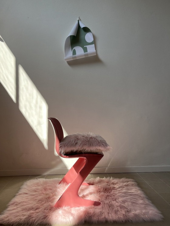 Image 1 of 4/6 sedie "Z"o "Kangaroo"  design anni 70 Ernst Moeckl per Horn 