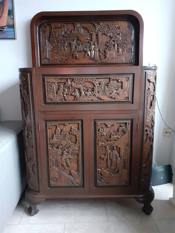 Image 1 of Bar Furniture With Wood Carvings 60th Years