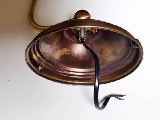 Image 1 of Art-Deco-Wandleuchte aus Opalglas
