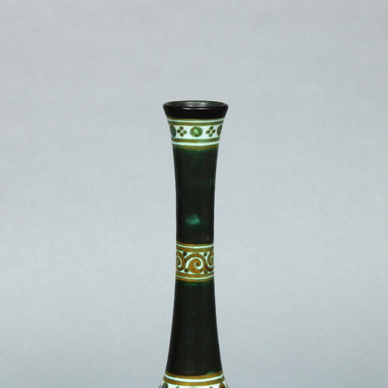 Image 1 of Gouda, South Holland - earthenware pipe vase - Collier decoration - 1920s