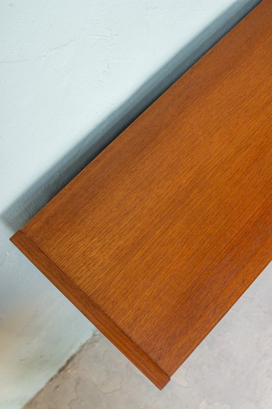 Image 1 of Vintage teakhouten vitrinekast, dressoir, ladekast, Hundevad Deens