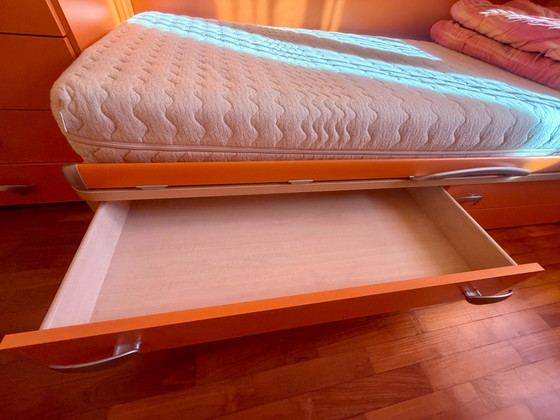 Molteni Brücken-Kinderzimmer creme und orange – Molteni&C, Kleiderschränke, Holz, Aluminium (photo 10 of 10)