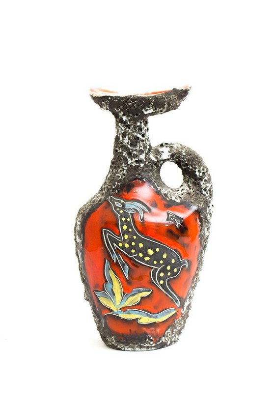 Image 1 of Vintage Vaas Pugi Fiorini Monaco Keramiek