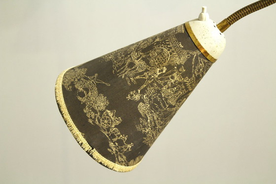 Image 1 of Italienische Stehlampe aus Messing mit drei Leuchten, 1960er Jahre