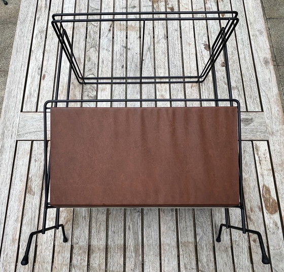Image 1 of Table de lutrin vintage à armature métallique | 1950-1960 | Très bon état !