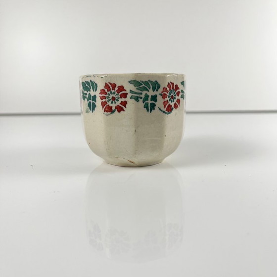 Image 1 of Antieke ijzerstenen beker voor verzamelaars, eind 19e - begin 20e eeuw.