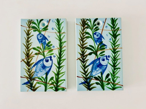 Vintage Hygra (France Ca. 1960) Keramiek Radiator Luchtbevochtiger – wanddecoratie, Ceramic