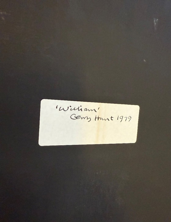 Image 1 of Gerry Hunt (1927 - 2023), 'William' set of  2 photographical works mounted on wood panels, UK 1979